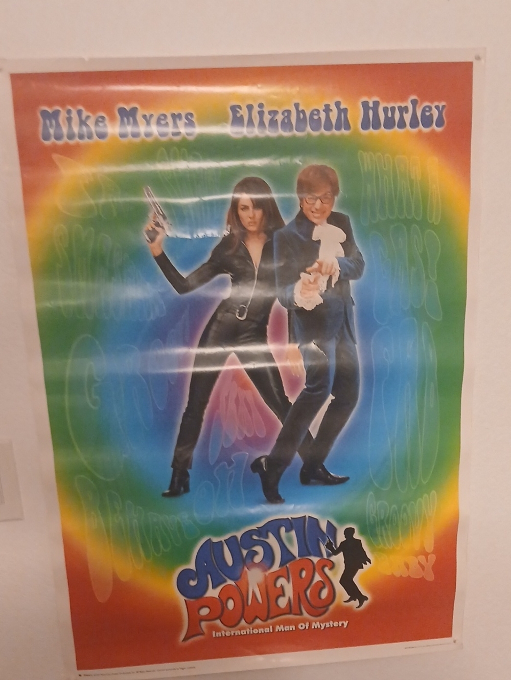 Austin Powers International Man Of Mystery Poster - Multicolor 1997 Mike Myers